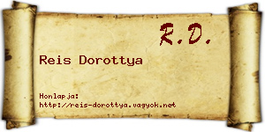 Reis Dorottya névjegykártya